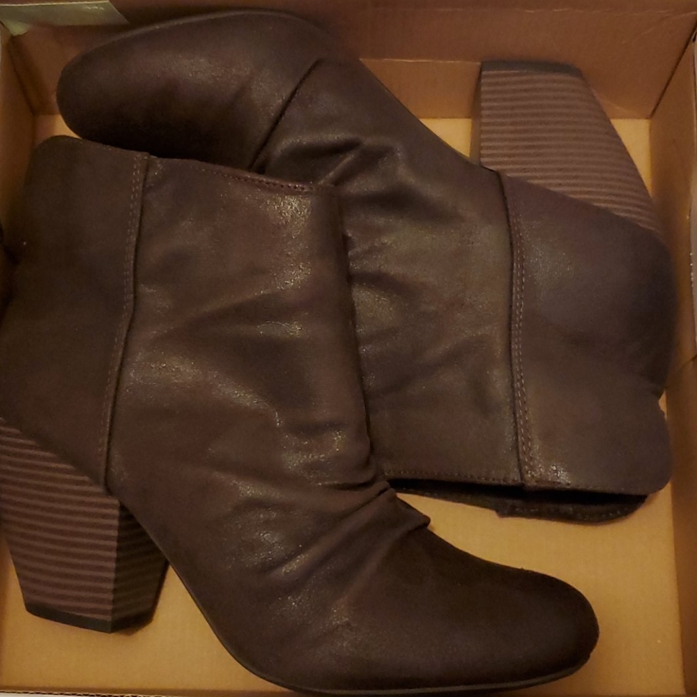 Sugar ankle boots. Never worn